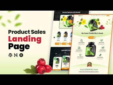 Mastering Animated Sales Landing Page in Elementor & WordPress