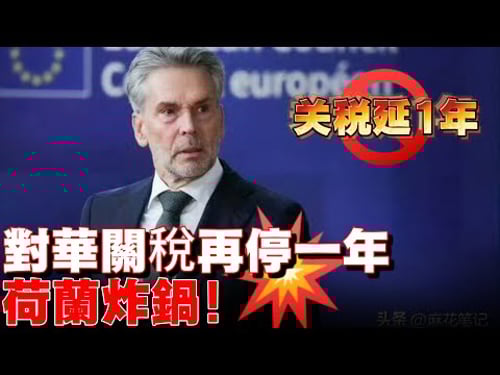 荷蘭炸鍋!一夜局勢驟變,中美達成共識,對華關稅再停一年,不到24小時,荷方全招了?#川普 #關稅 #中美關係 #贸易战 #进出口 #贸易 #中美博弈 #稀土 #紀實 #經濟 #歷史 #熱門