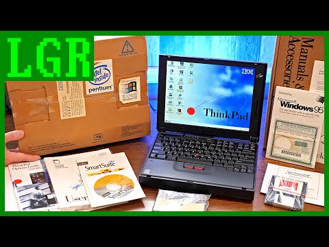 $4,000 Laptop From 1997: Unboxing a NEW IBM ThinkPad 380ED!