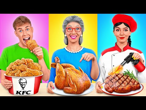 Me vs Grandma Cooking Challenge | Funny Food Situations by Multi DO Challenge