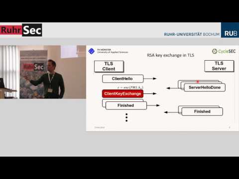 RuhrSec 2016: "The DROWN Attack", Sebastian Schinzel