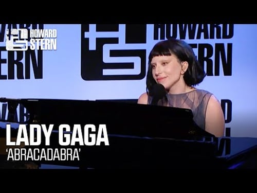 Lady Gaga “Abracadabra” Live on the Stern Show
