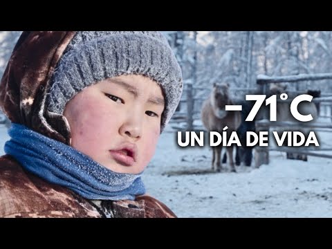 9-Year-Old Boy Works on a Farm at -71°C in the Coldest Village in the World | Yakutia, Siberia