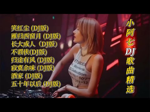 小阿七DJ歌曲精选 【Lyrics/動態歌詞】【高音质无损DJ】【KTV字幕】笑红尘 雁归西窗月 长大成人 不谓侠 归途有风 寂寞余味 酒家 五十年以后等