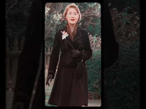 β«π 1950s All Black Christmas Outfit πβ« #shorts