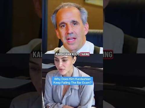 Kim Kardashian Keeps Failing The Bar Exam