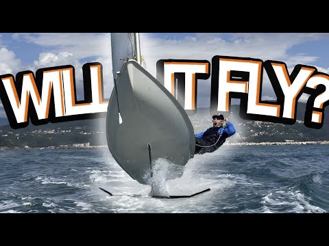 Building a FLYING BOAT: Foiling LASER design and ENGINEERING