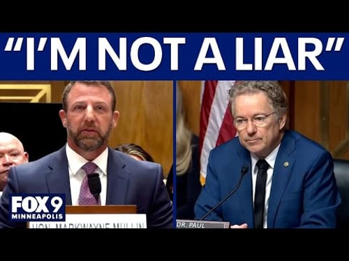 Rand Paul and Markwayne Mullin's fiery exchange at confirmation hearing