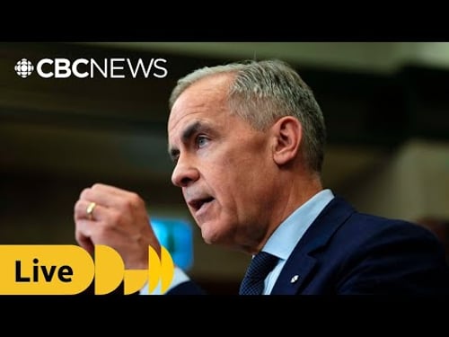 Carney holds news conference in Brussels