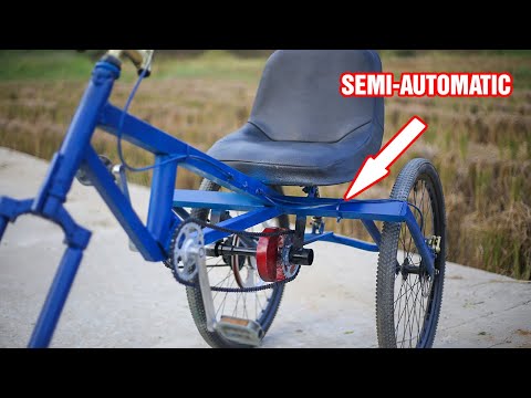 I Created a semi-automatic tricycle