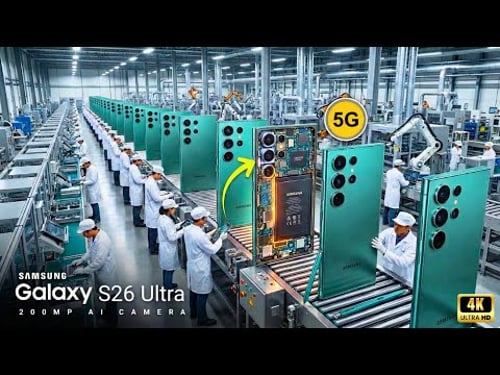 👉 Inside Massive Samsung Factory🔥Samsung Galaxy S26 Ultra - Early Preview!