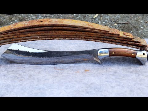 Make a Chopper Knife from a Truck Leaf Spring