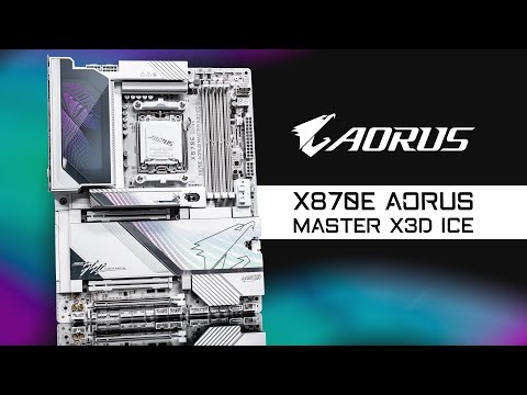 Master PERFECTION! | X870E AORUS Master X3D Ice