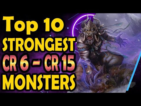 Top 10 Monsters From CR6 to CR15 in DnD 5E