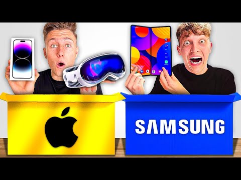 10.000€ APPLE vs SAMSUNG Mystery Box Opening! 😱 Welche Box ist WERTVOLLER?