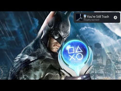 Batman: Arkham Asylum's Platinum Is Perfect
