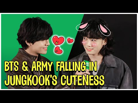 BTS & ARMY Falling In JUNGKOOK's Cuteness