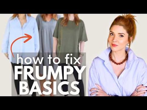 How to Transform FRUMPY + Boring Basics with *5 EASY Fixes*!