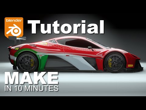 Master STUDIO LIGHTING IN BLENDER in just 10 minutes. Complete Car Blender Tutorial. FREE Assets.