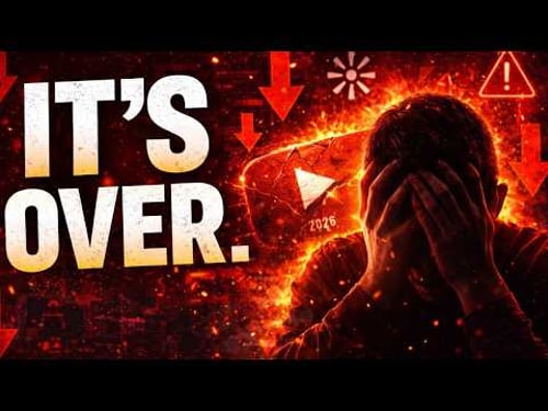 YouTube Is Destroying Itself in 2026 (Creators Aren’t Ready for This)