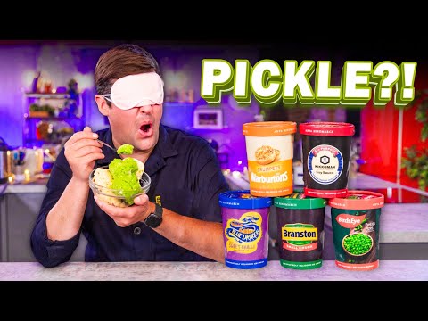 Chef Tries to identify Crazy Ice Cream Flavours | Sorted Food