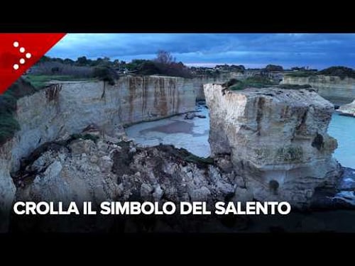 Il simbolo del Salento non c'è più: l'arco dei faraglioni di Sant'Andrea crolla in mare