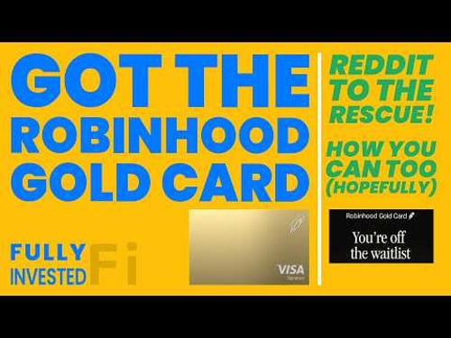 How I Got Off The Robinhood Gold Card Waitlist Today (Feb 2026)