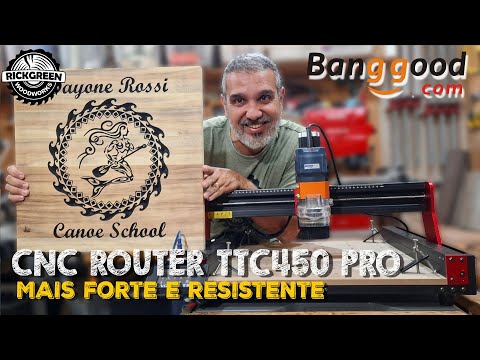 CNC Router Two Trees TTC 450 Pro - The cheapest in Brazil, now stronger and more resistant.