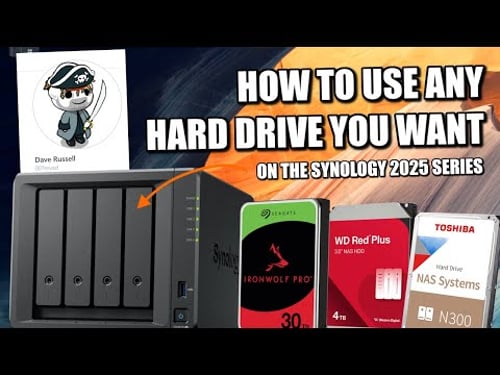 How to Use ANY HDD or SSD on a Synology 2025 NAS (COMPLETE GUIDE)