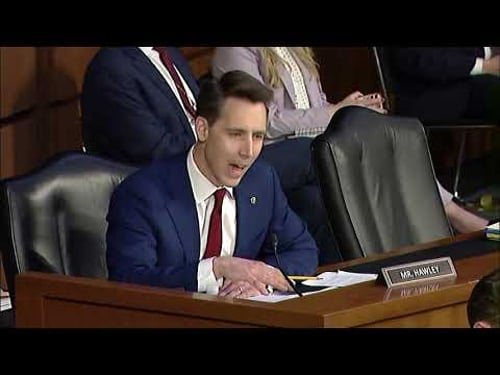 Senator Hawley Questions Supreme Court Nominee Judge Jackson