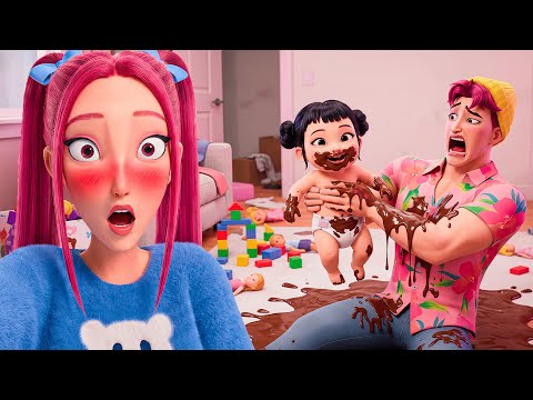 VLOG: Abby's Secret Revealed?! π±π« Chocolate Disaster | SAJA Boys x Huntrx (KPDH Funny Moments)