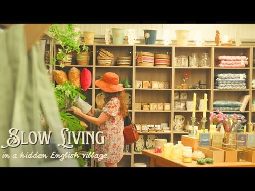 Cozy Cottage Day 🌸 Lemon Cake Baking, Countryside Shops & Cottagecore Dresses