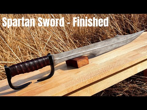 Forging a Spartan Sword Making - Finished / 스파르타 검 만들기 - 최종