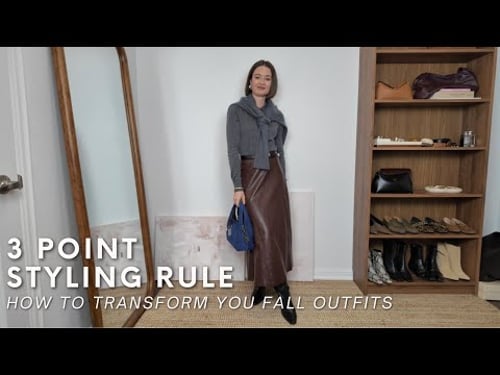 THIS 3 POINT STYLING RULE WILL TRANSFORM YOUR FALL OUTFITS