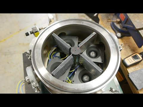 Acoustic Radiometer spins in 130dB sound, clockwise and counter-clockwise depending on sound pattern