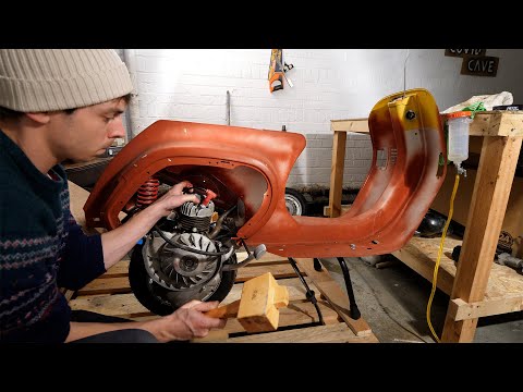 Vespa sat in Barn for 10 years | Restoration