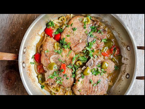 Pork Chops with Cherry Peppers - An Italian Classic