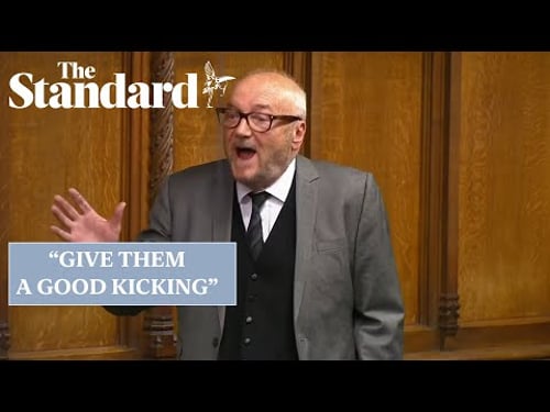 George Galloway hits out at Labour and Conservatives in his first speech on returning to Parliament