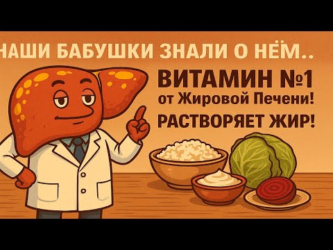 Наши бабушки знали этот витамин! №1 против жировой печени — растворяет жир Анимация