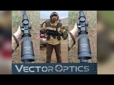 Тестирую прицел Vector Optics Continental 1-6x24 SFP на Сайге ТГ-2 366ТКМ и пластину от Успенского