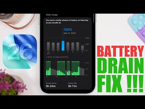 iOS 26 - How To FIX Battery DRAIN on iPhone !