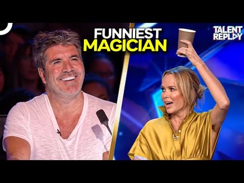 When The Magic Is Funny... Here Comes The 4 YESES! | Britain's Got Talent