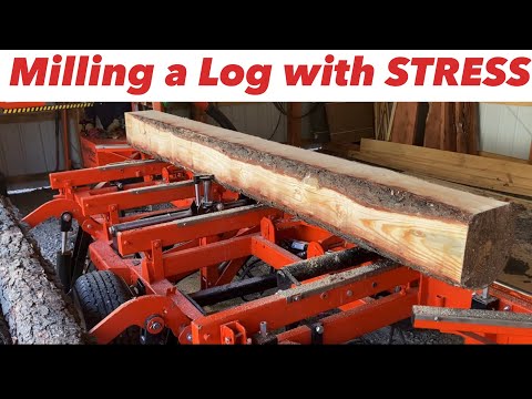 Milling a log with tension!
