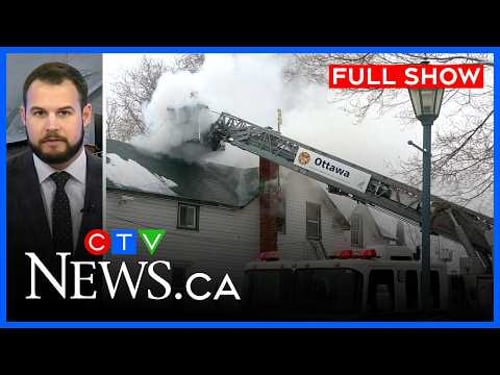 Fire rips through Manotick home, two displaced | CTV News Ottawa at Six for Sunday, March 22, 2026