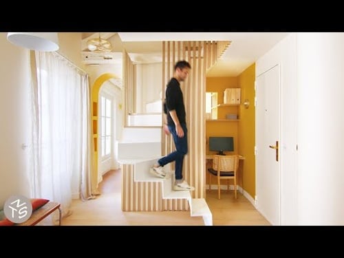 NEVER TOO SMALL Scandi Style Paris Small Apartment - 50sqm/538sqft