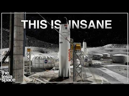 Elon Musk Reveals SpaceX Moon Base Alpha
