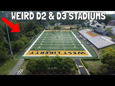 The Weirdest College Football Stadiums in D2 and D3 (Part 2)