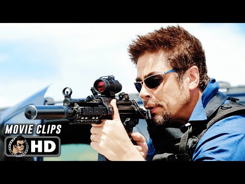 SICARIO CLIP COMPILATION (2015) Action, Benicio Del Toro