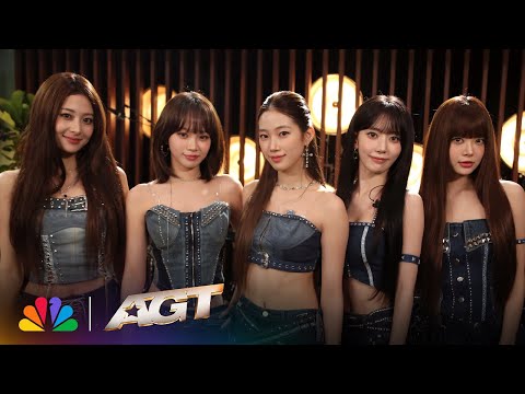 LE SSERAFIM Performs "Pearlies (My oyster is the world)" | AGT Music Room