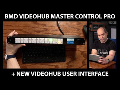 Blackmagic Design Videohub + Master Control Pro User Interface